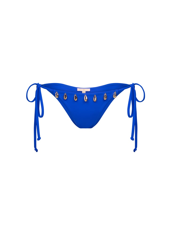 Bikinihose SHELL TIE in Azure Blue