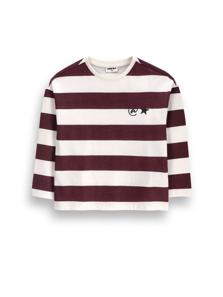 Langarmshirt in ecru