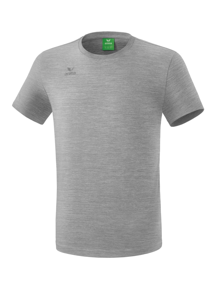 Herren Teamsport T-Shirt in grau melange