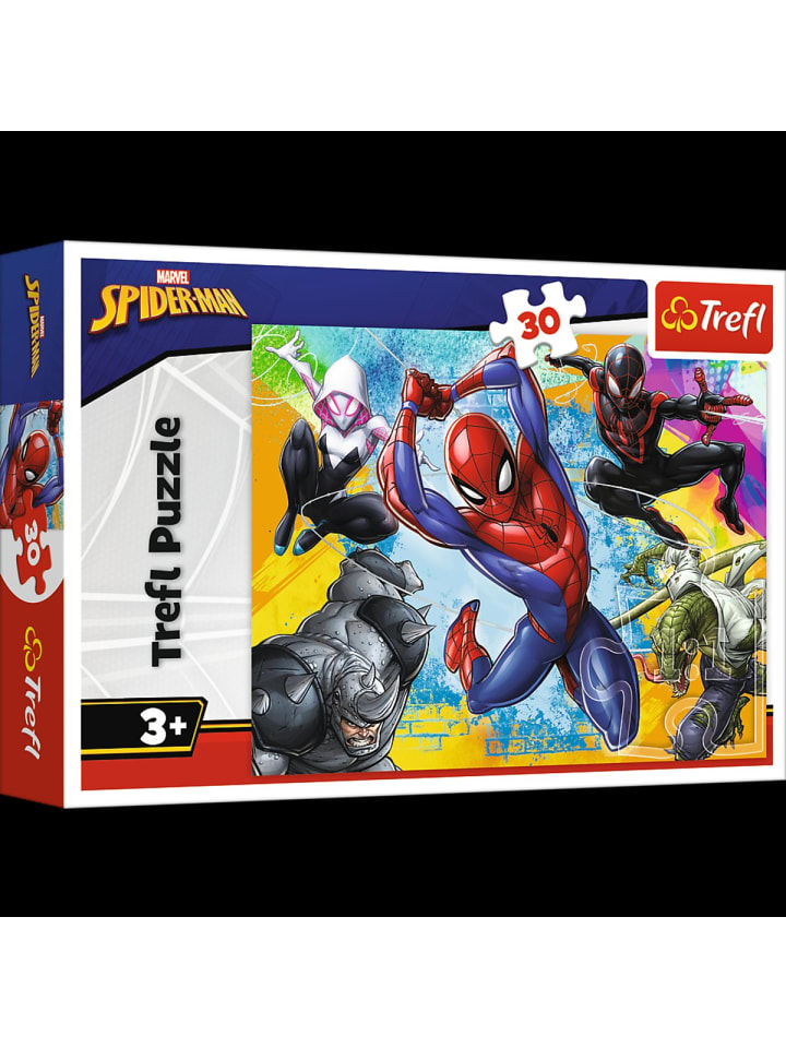 Puzzle 30 – Spider-Mans Farben – Disney Marvel Spider-Man Trefl 18307