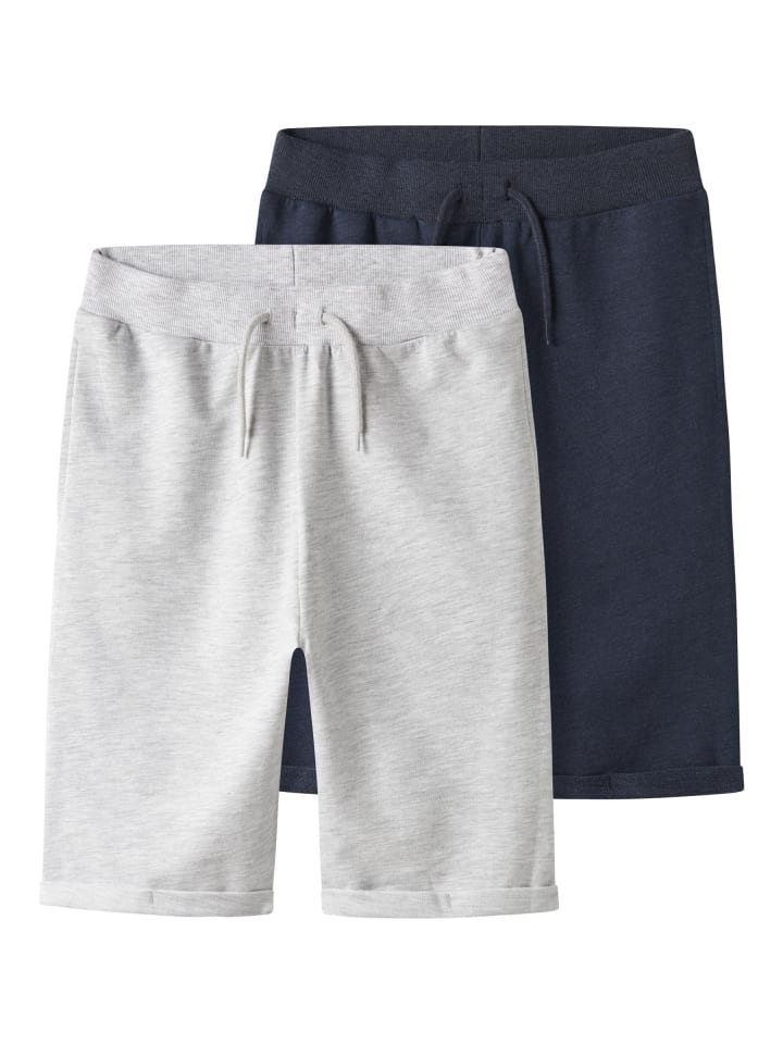 Shorts in Light Grey Melange