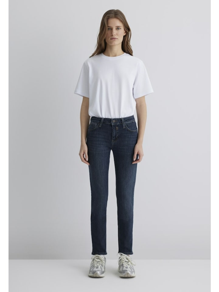 Skinny Fit Jeans für Damen in blau