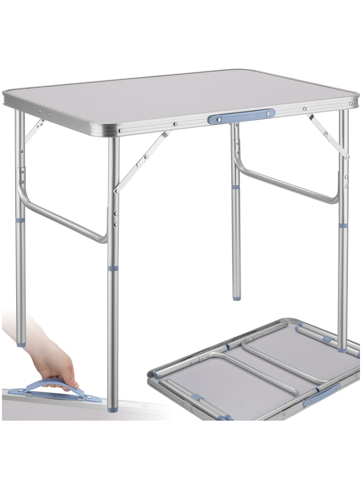 Outdoor-Klapptisch, 75 x 55 x 68 cm, klappbar und wetterfest