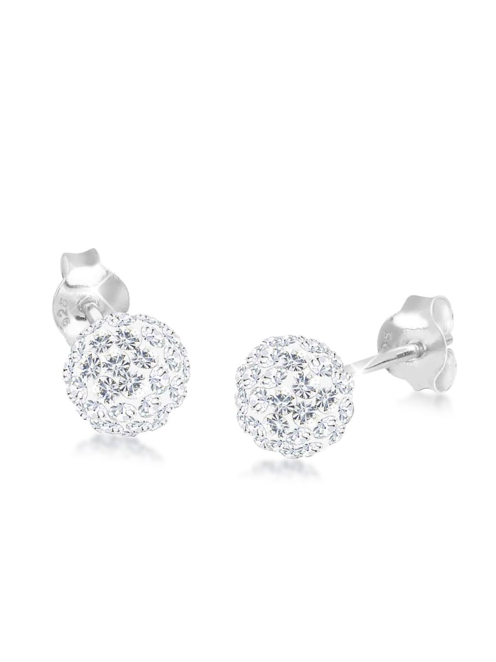 Ohrringe 925 Sterling Silber in Weiß