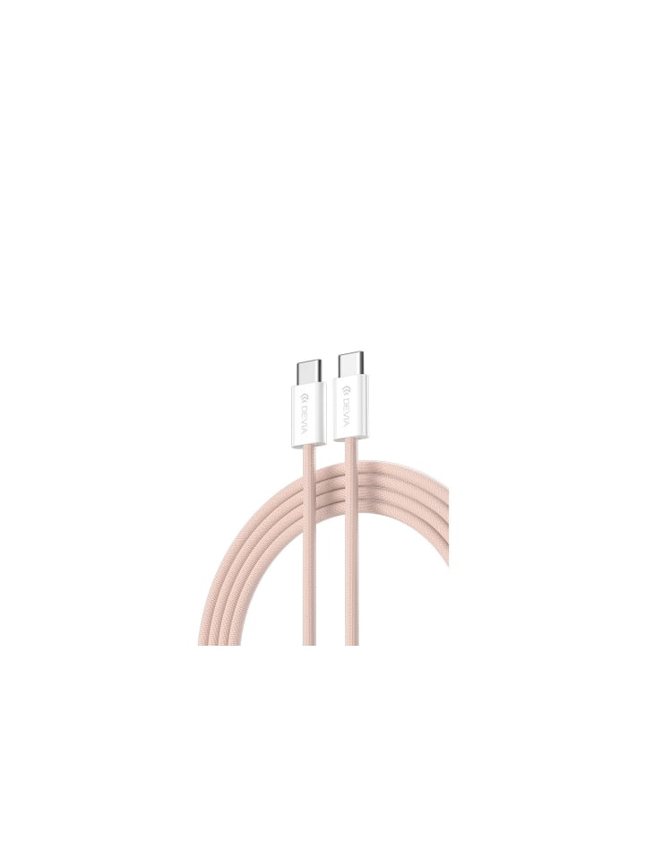 Ladekabel Smart EC325 PD USB-C - USB-C 1,0 m 60W 3A schwarz in Pink