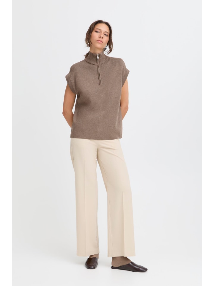 Strickpullover BYMMORLA Loose fit in Walnut Melange