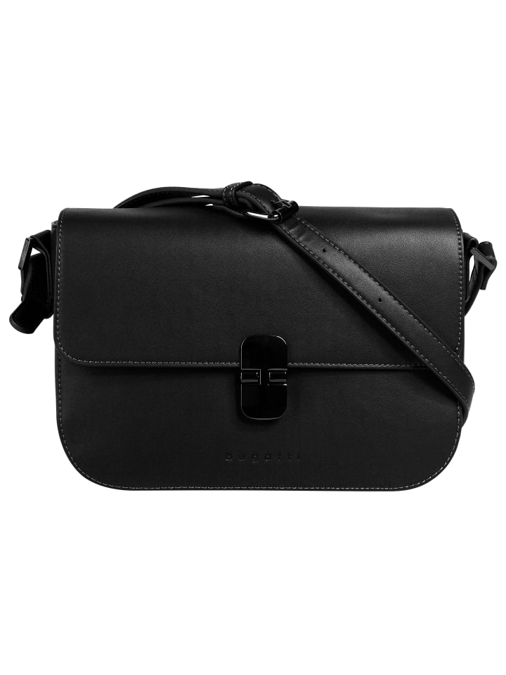 Umhängetasche NELA Kunstfaser in schwarz