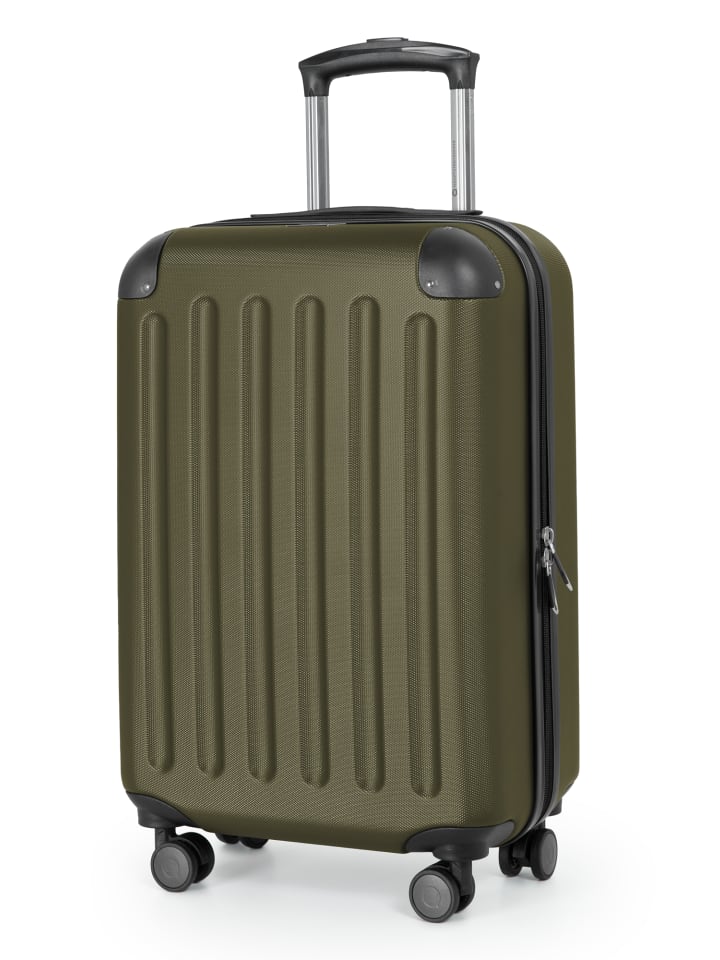 Spree - Handgepäck Koffer Trolley, 55 x 35 x 20 cm, 33 Liter in Avocado