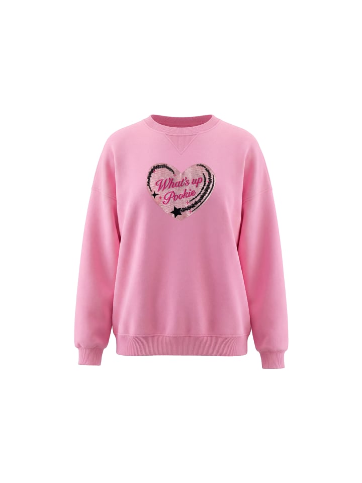 Women Sweatshirt in Pink