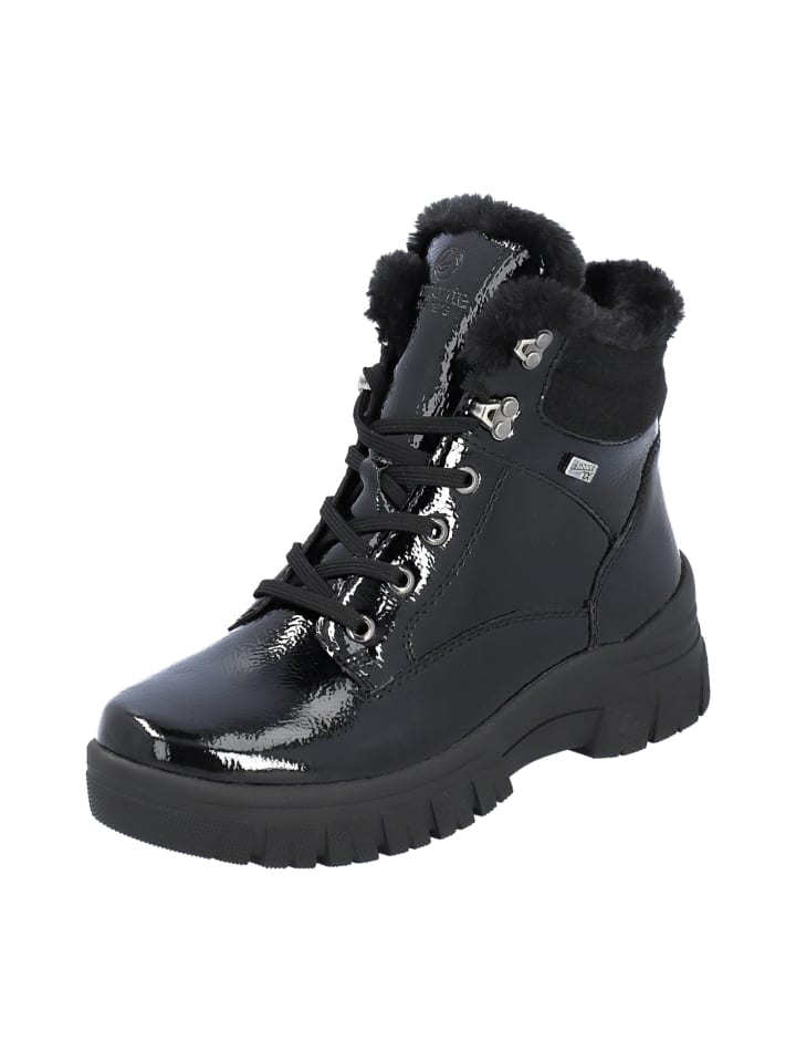Komfort Stiefeletten in Schwarz