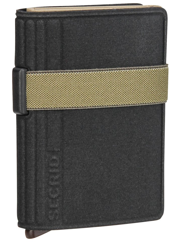 Geldbörse Bandwallet LIBA in Black-Olive
