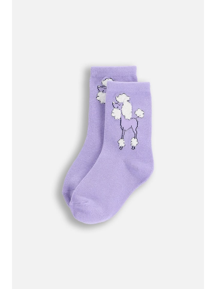 Socken in violett