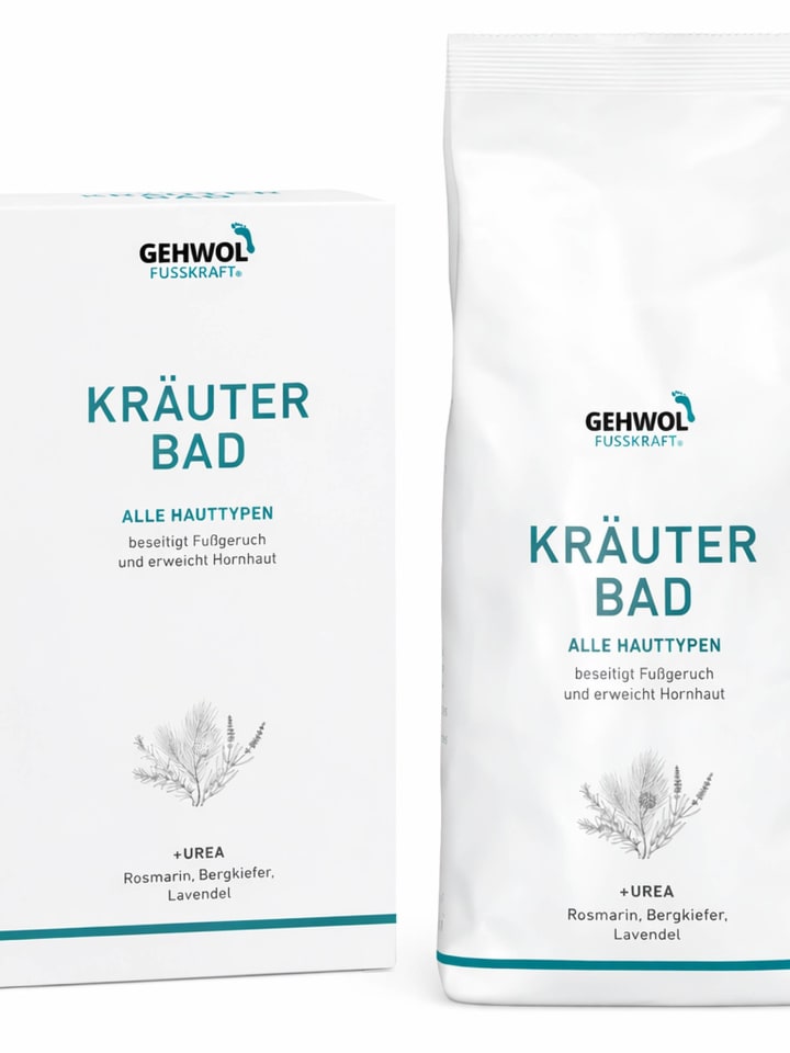 FUSSKRAFT Kräuterbad gegen Hornhaut, 400 g