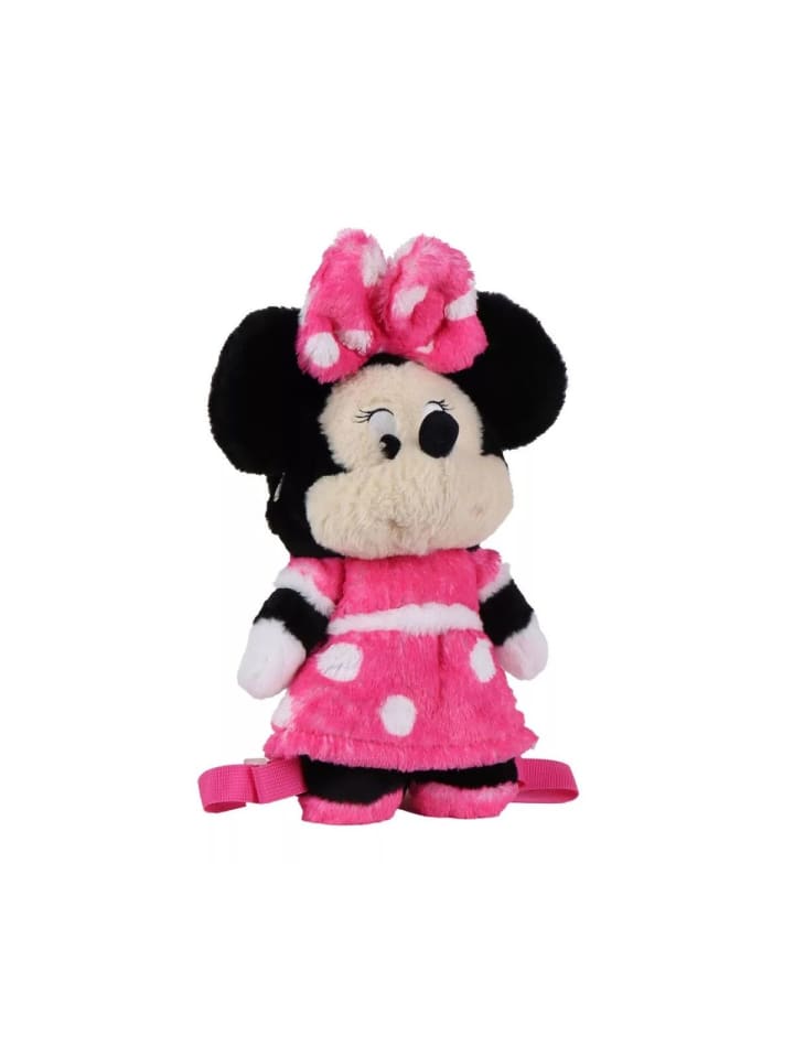Minnie Pinky Plüschrucksack, Tasche 30 cm
