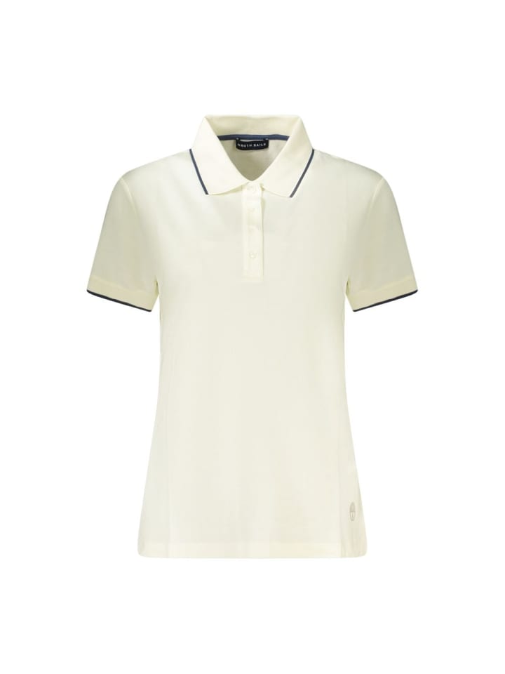 Weiß Modal Damen Polo