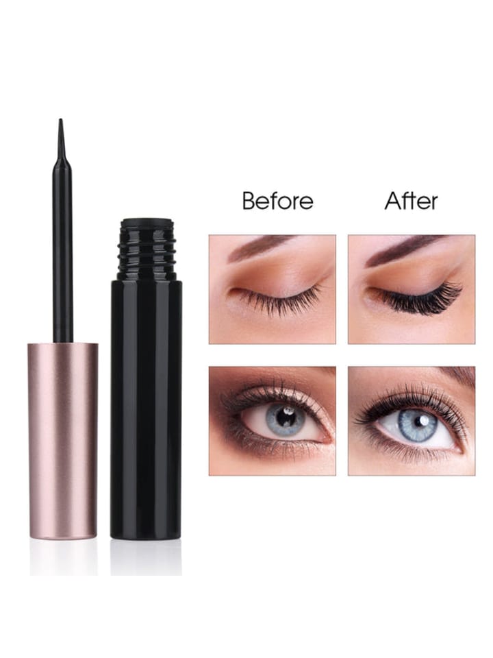 Magnetische falsche Wimpern 12-18-12 mm, 3 Paar in Schwarz
