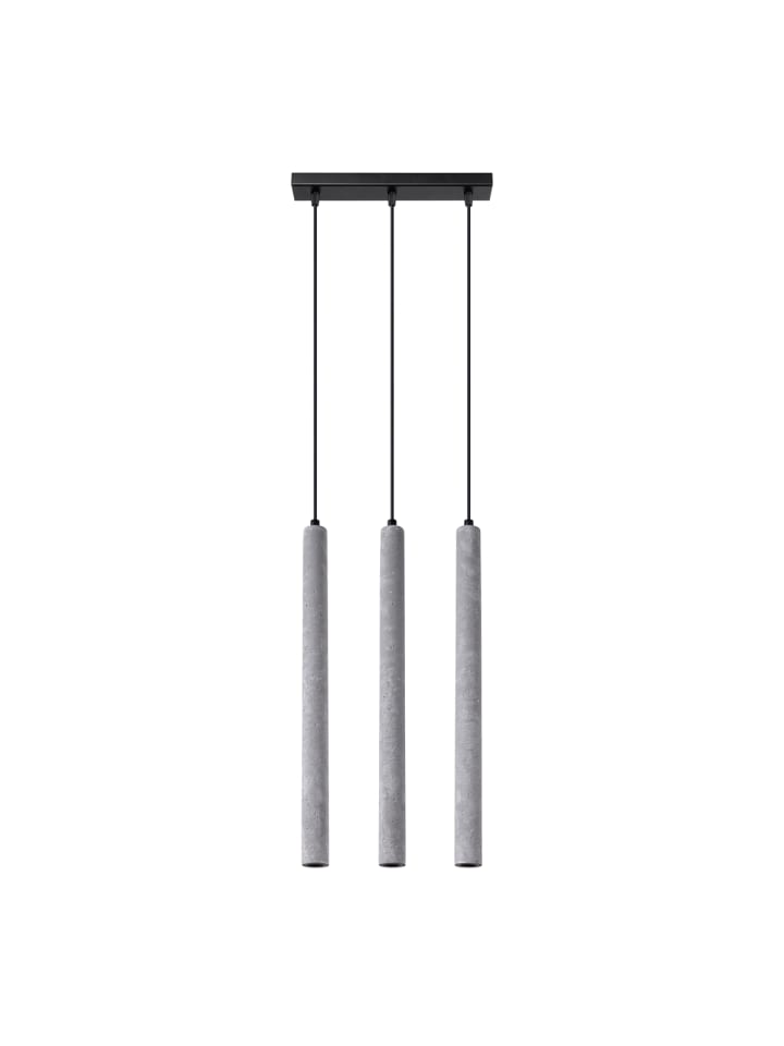 Hängeleuchte FIDEUS 3L aus Beton H 110