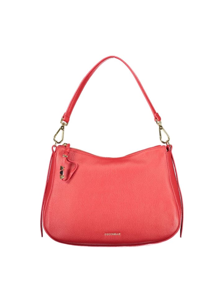 Rot Handtasche aus Leder