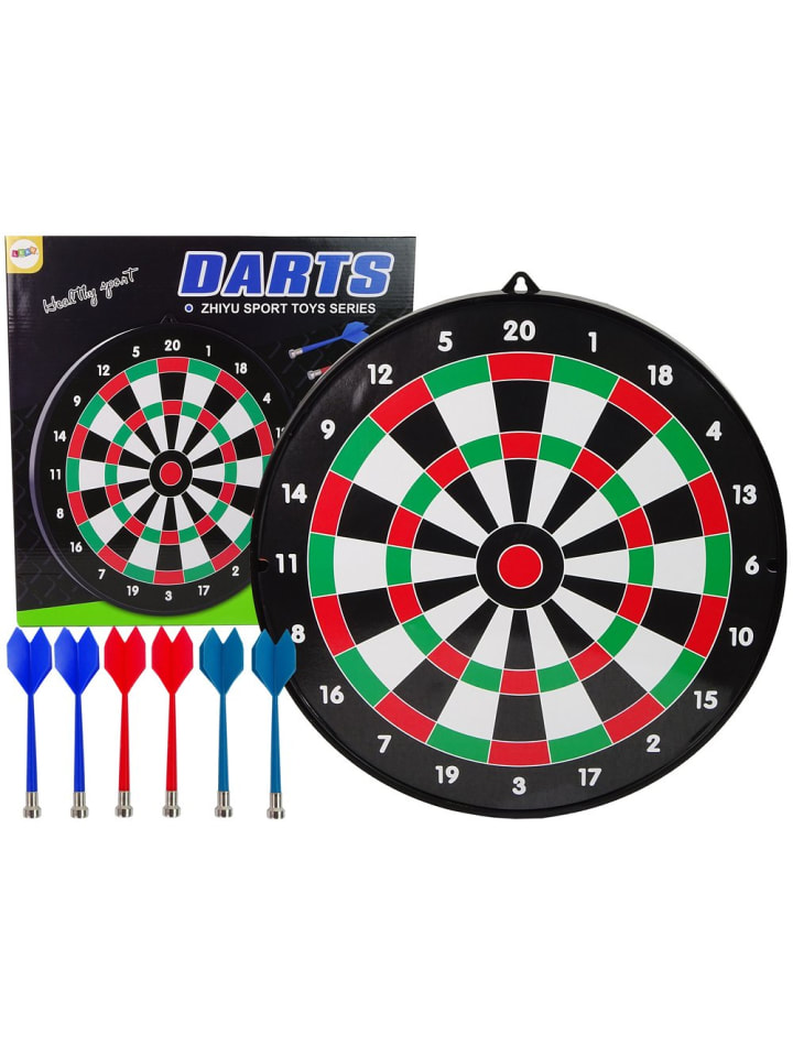 Dartscheibe mit magnetischen Darts 6 Stück