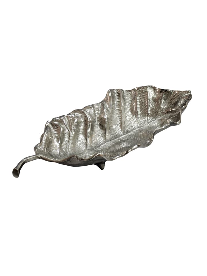 Tischdekoration in Silber / Aluminium / 67x27x11