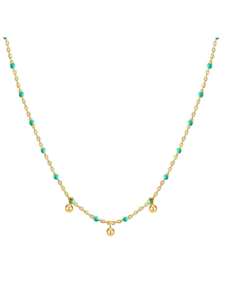 Halskette aus Sterling Silber in gelbgold