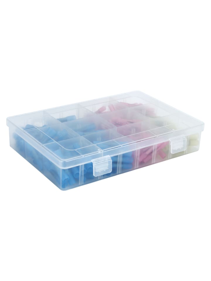 200er Box Quetschverbinder in 3 GRÖßEN (0.8 - 1.0mm dünn)