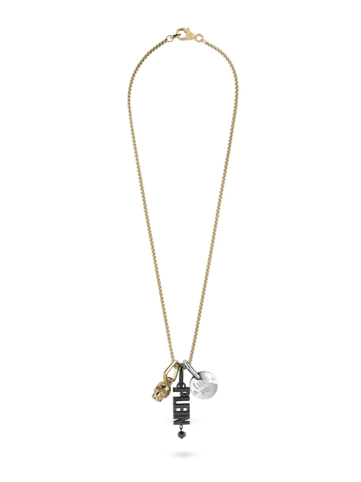 Halskette mit Anhänger in Gold – (L)60cm