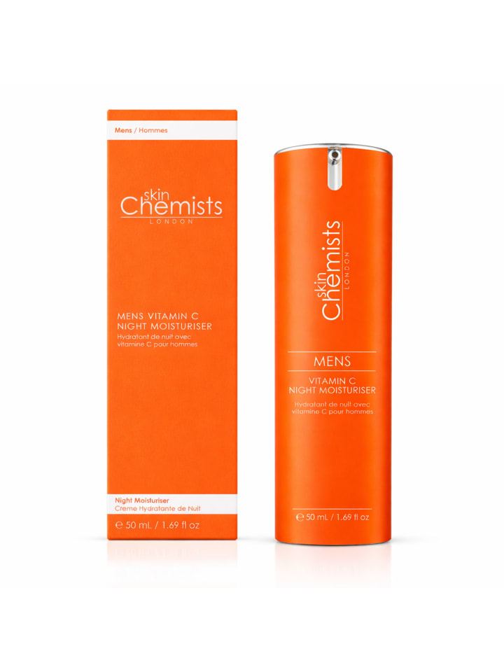 skinChemists Herren Vitamin C Nachtfeuchtigkeitscreme 50ml