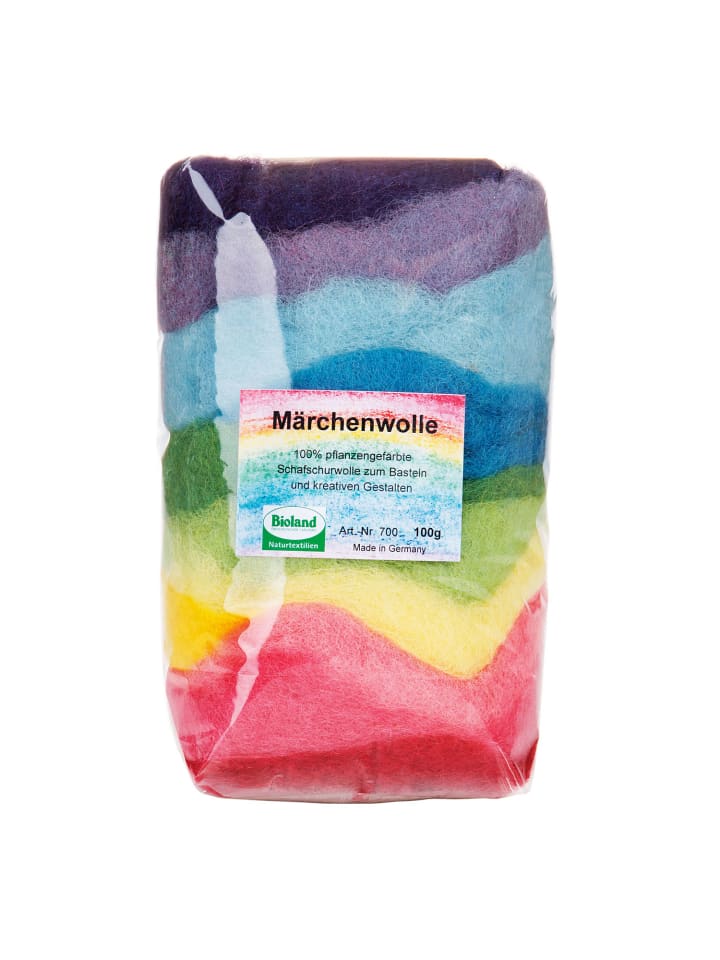 Märchenwolle 100g in bunt