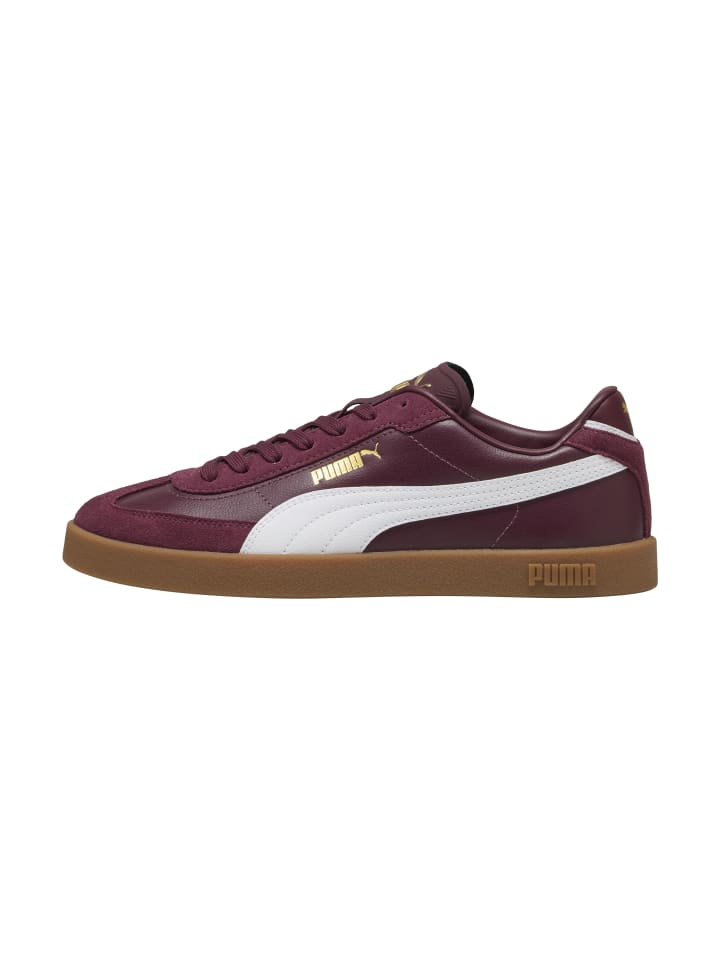 Club II Era Leder-Sneaker Bordeaux