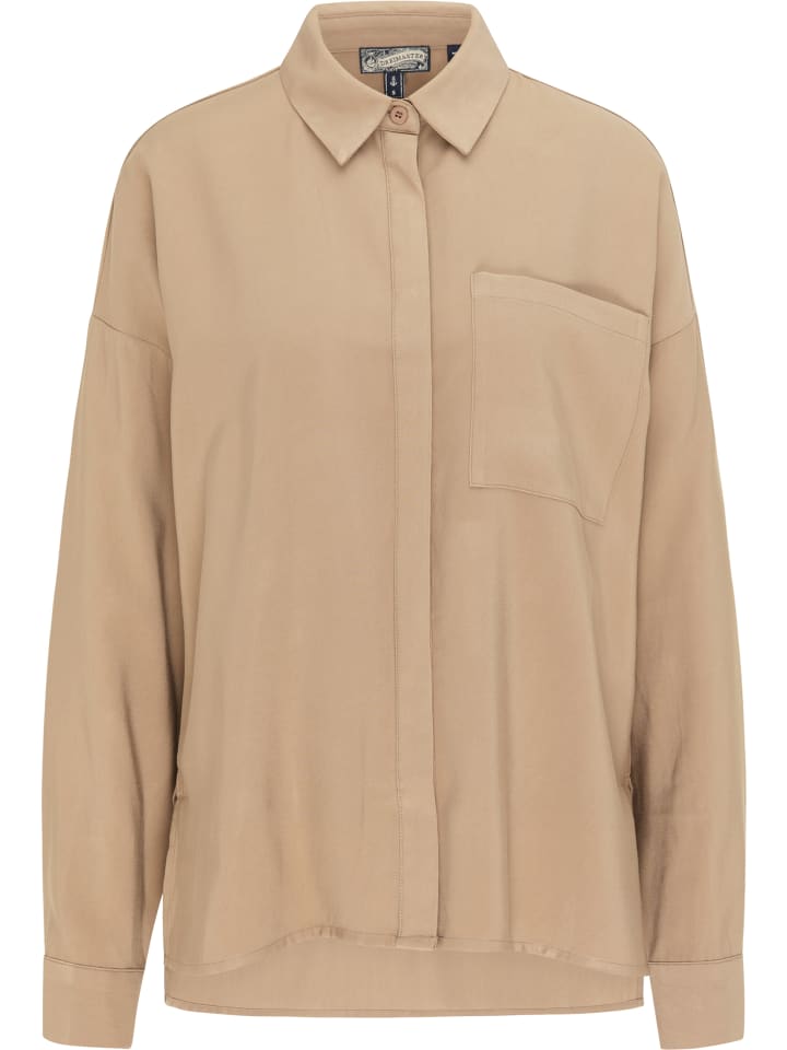 Damen Hemdbluse in Sand