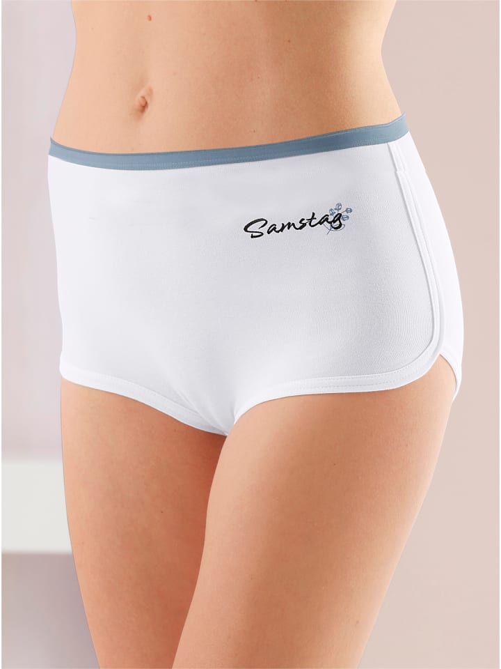 Hipster-Panty in weiß