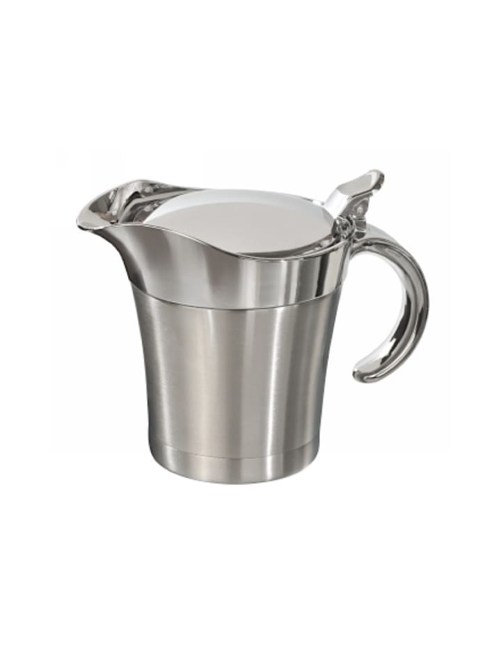 Sauciere „Hot Dip“ mattierter Edelstahl 0,4L ideal in Silber