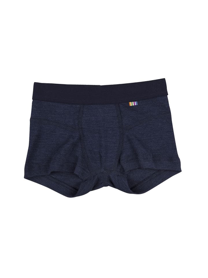 Boxershorts Unterhose aus Merinowolle/Seide in navy