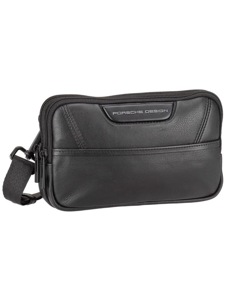 Bodybag Roadster Leather Evo Travel Po in Black