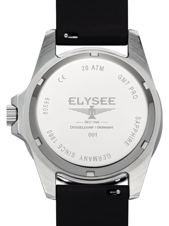 Elysee Taucheruhr GMT Pro Silikon Schwarz GR5 in schwarz günstig kaufen |  limango