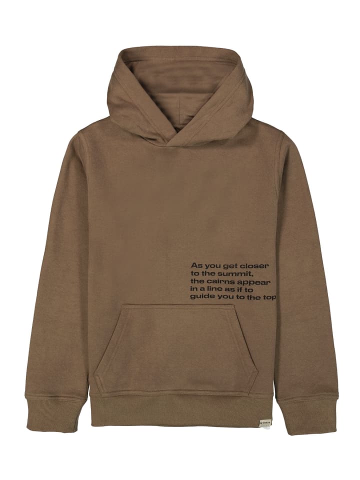 Kapuzensweatshirt mit Rückenprint in kangaroo