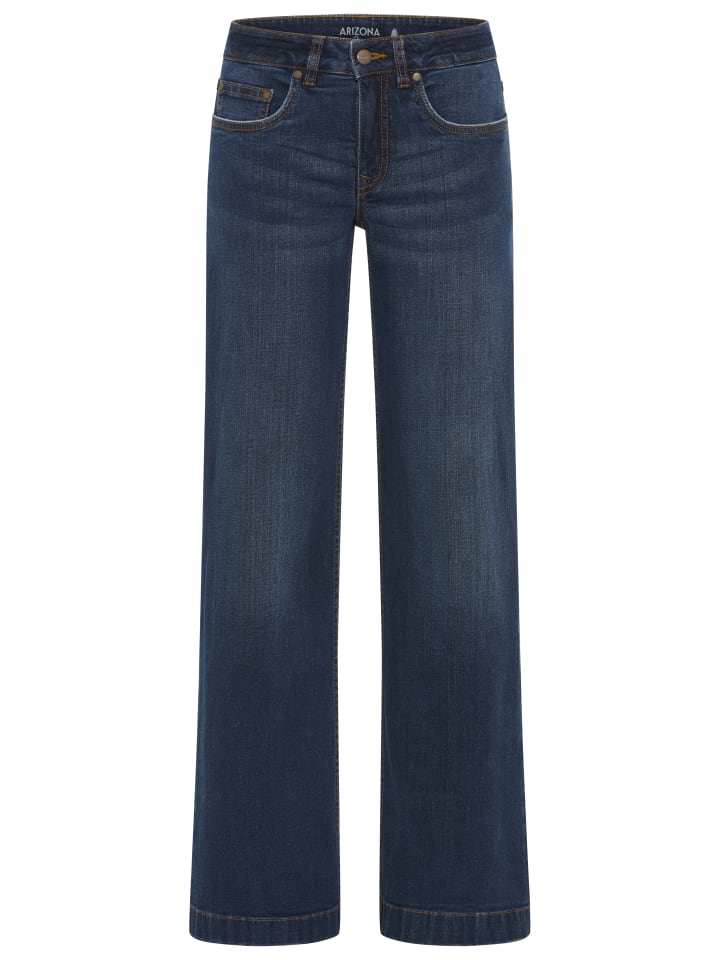 Weite Jeans in dunkel blau used