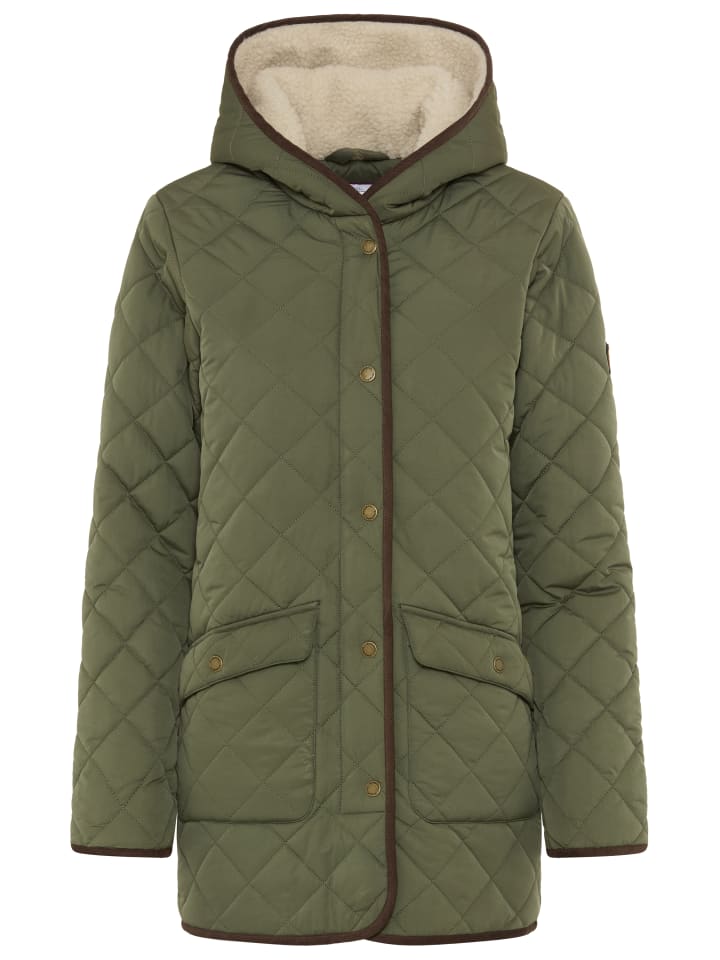 Steppjacke in khaki