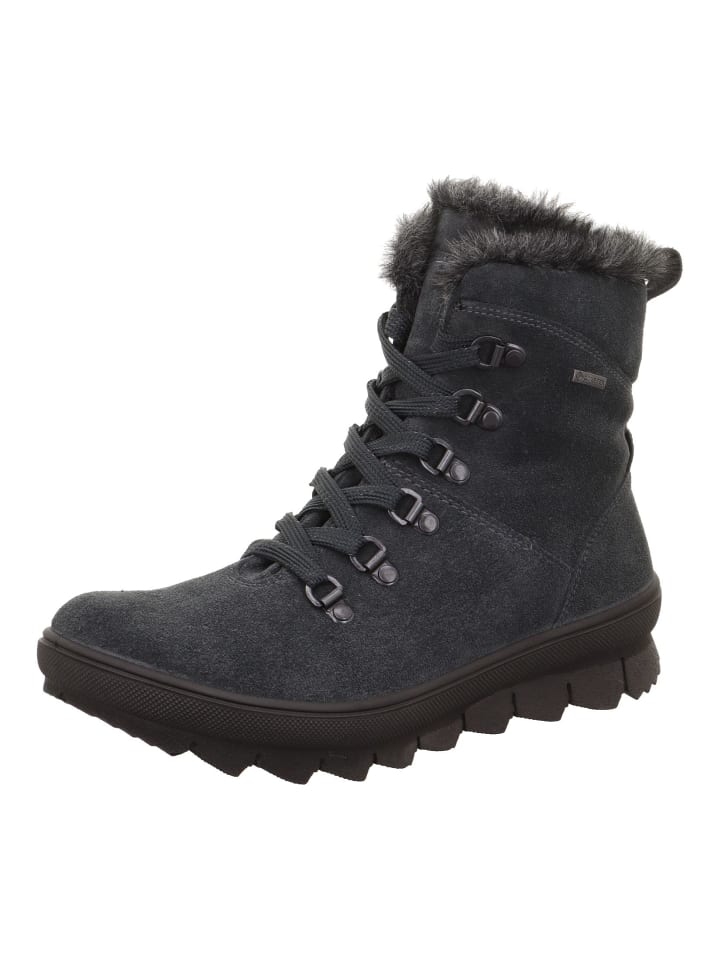 Stiefelette Grau