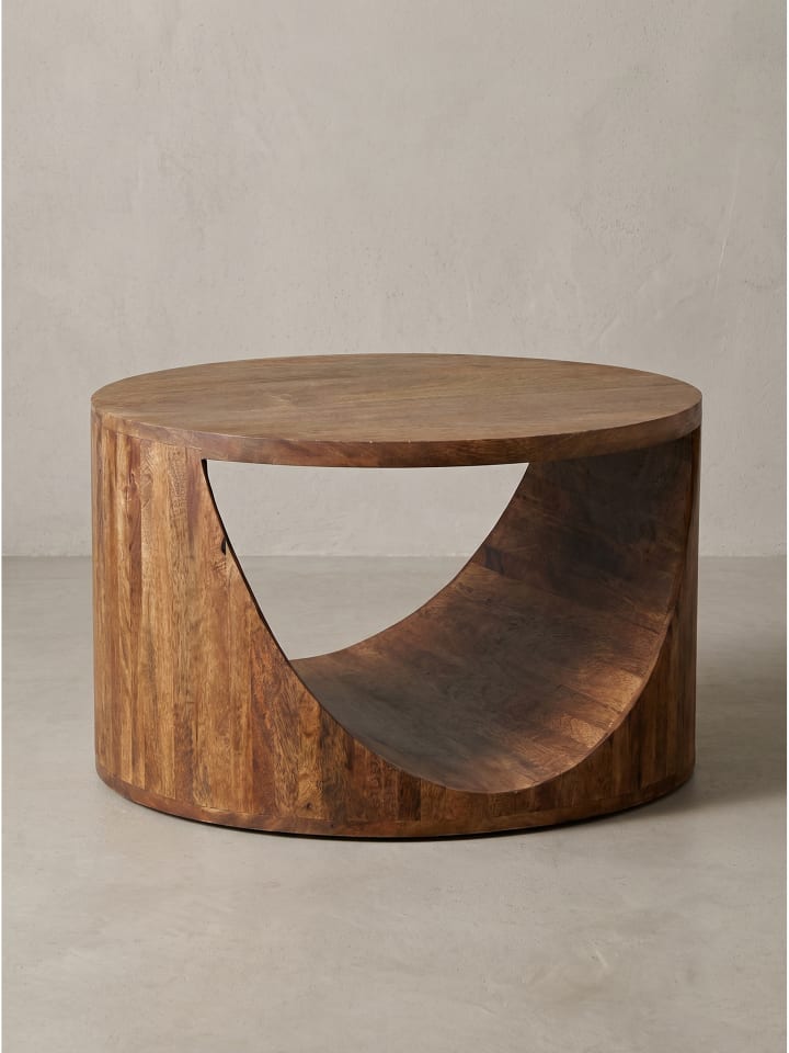 Couchtisch Massivholz, handgefertigt, fertig montiert, Modern