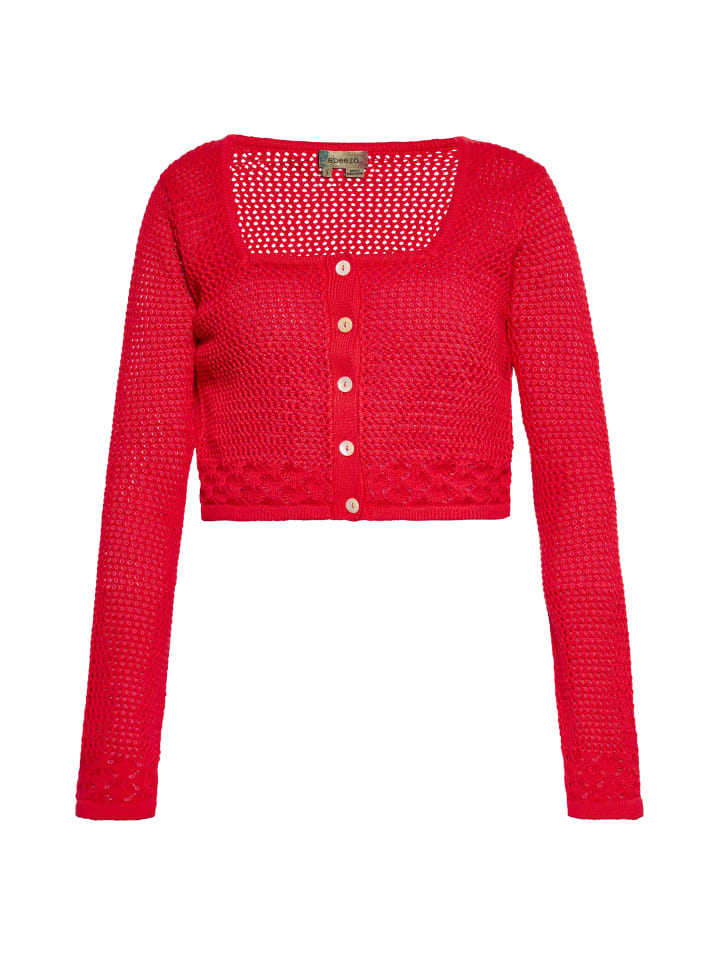 Women Cardigan in Rot