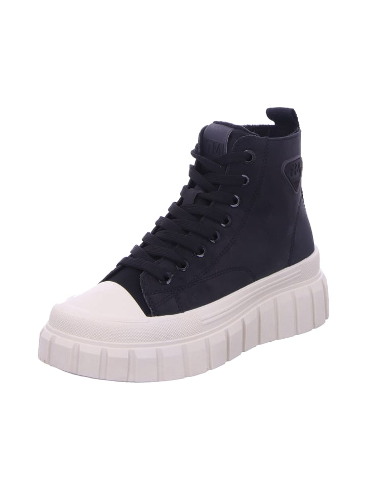 High-Top Sneaker in BLACK