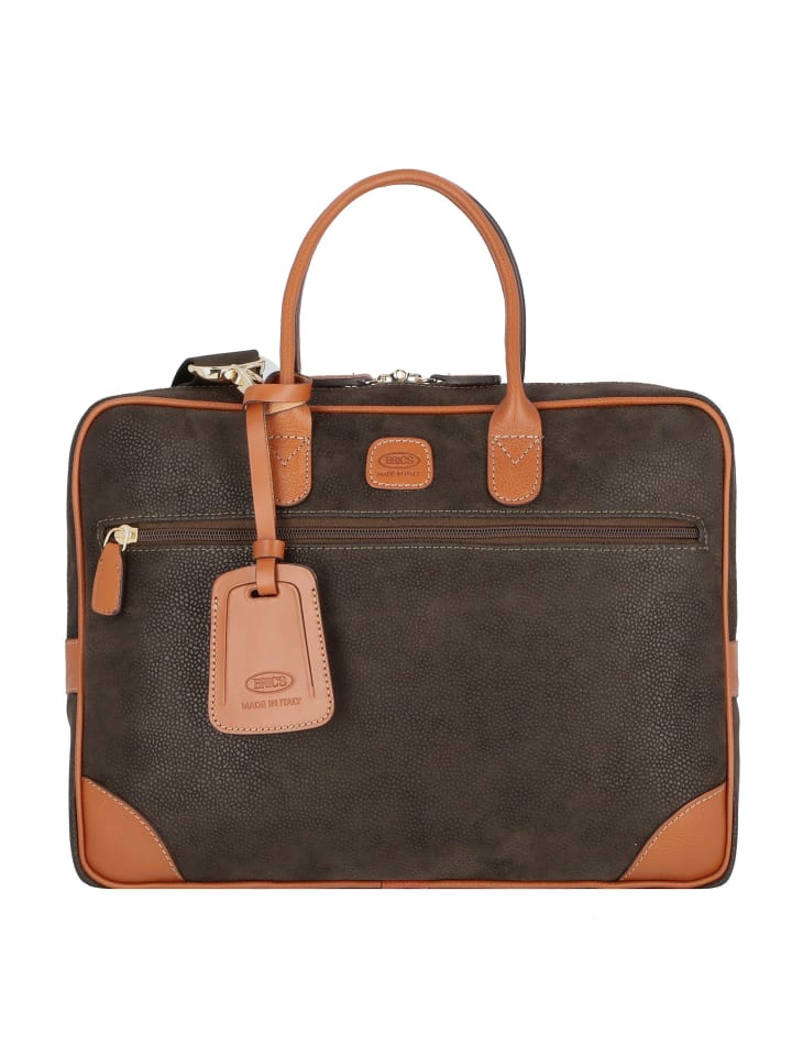 Life Aktentasche 38 cm Laptopfach oliv