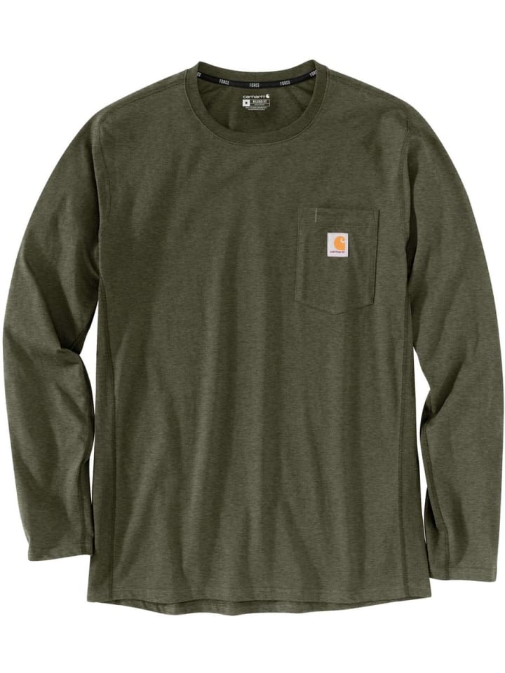 Longsleeve "Forced Flex 104617" in Grün