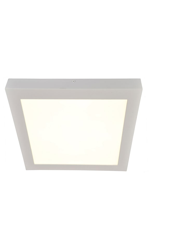 LED Aufbauleuchte in weiß - (L)30 cm x (B)30 cm x (H)3.9 cm - EEK G