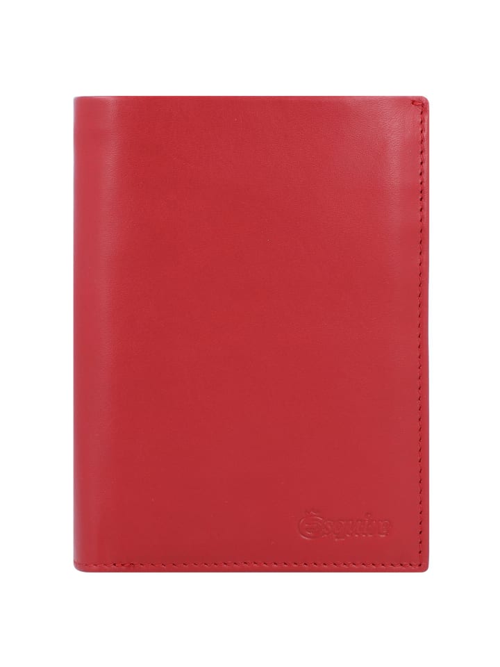 New Silk Geldbörse Leder 9 cm rot