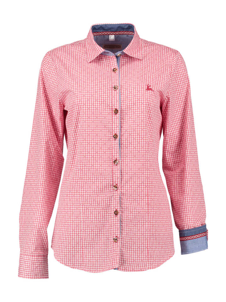 Bluse Acuny in mittelrot