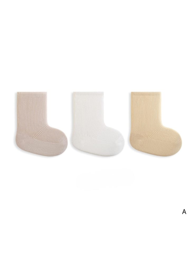 3er-Set 'Simple' Baby Socken A