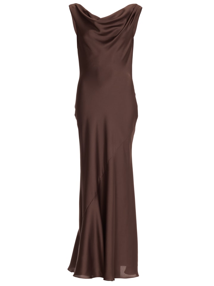 Abendkleid in schoko - 0003
